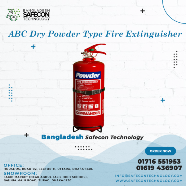 ABC Dry Powder Type Fire Extinguisher - Safecon Technology